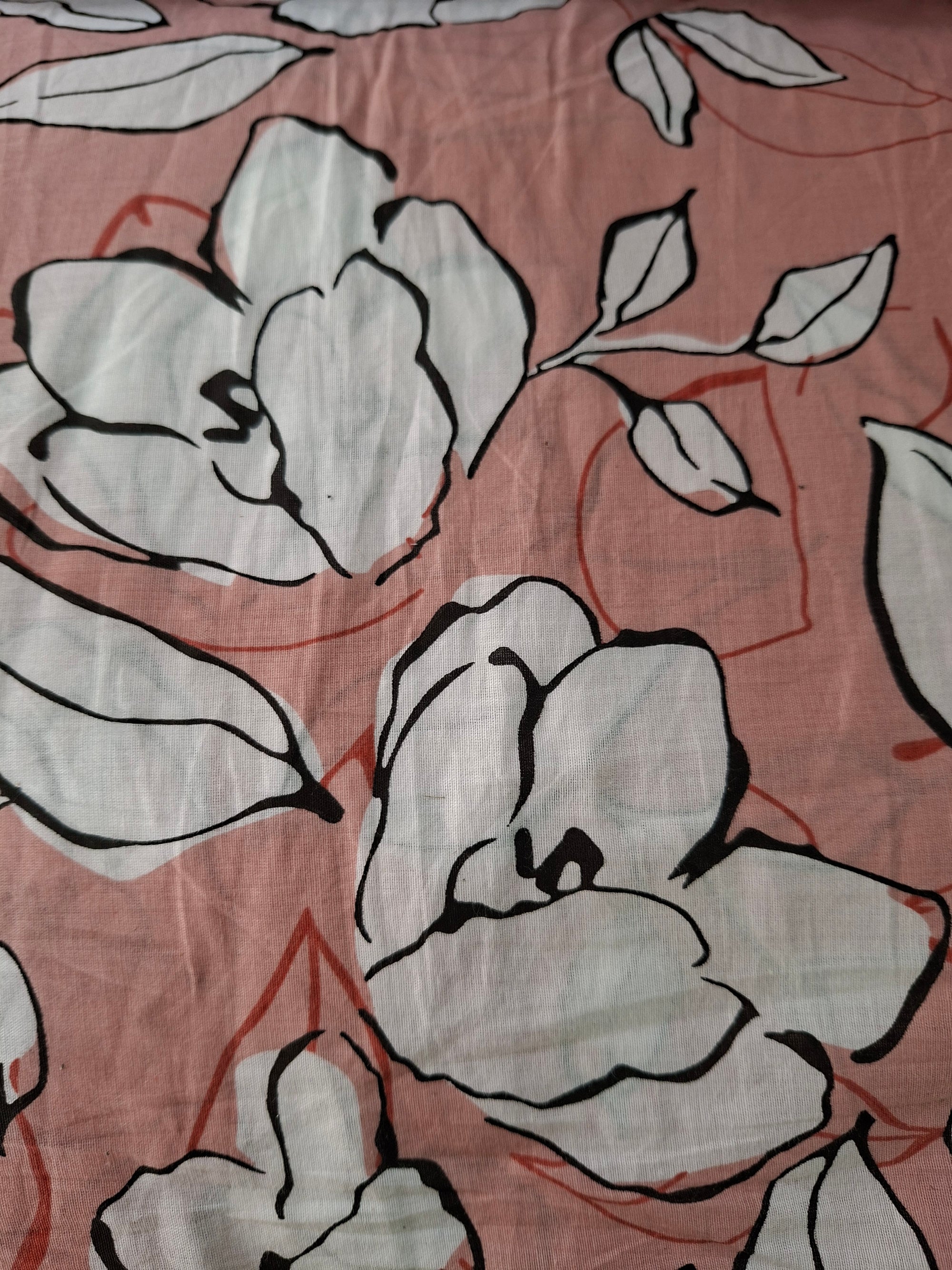 Cotton Unstitched Machine Print suits with high quality fabric