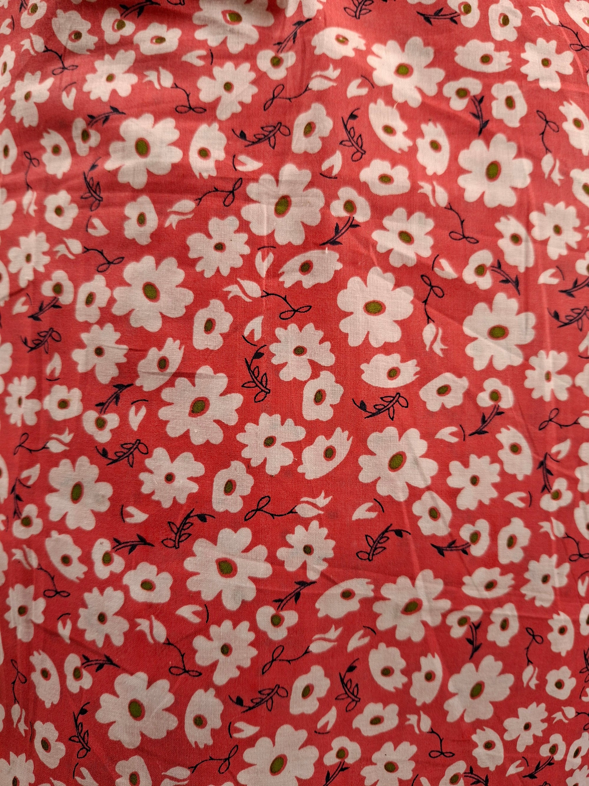 Cotton Unstitched Machine Print suits with high quality fabric