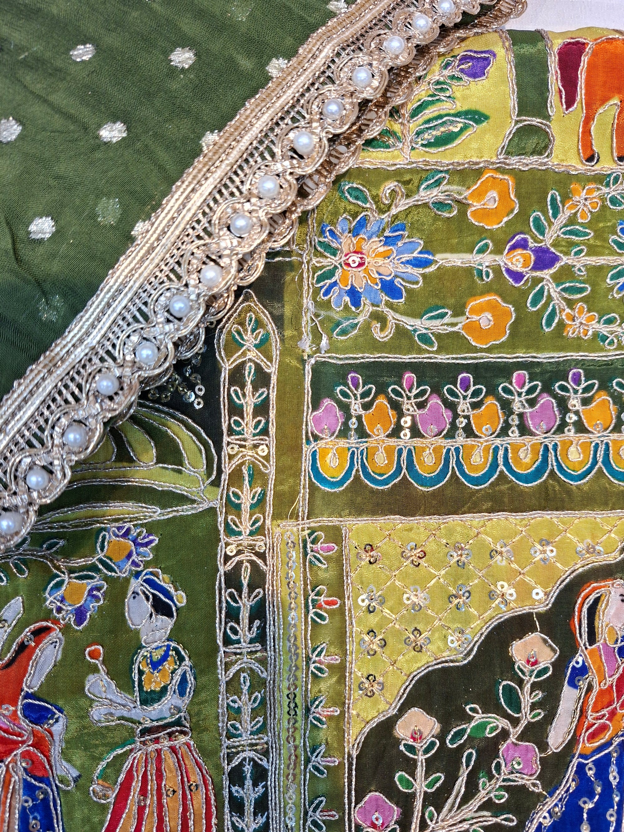 Special Raja Rani premium handprint unstitched suit